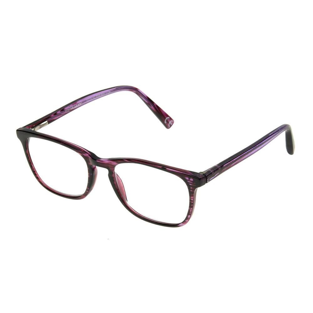 Foster Grant Elana Purple Full Frame Rectangle Reading Glasses +2.75, Female, Purple