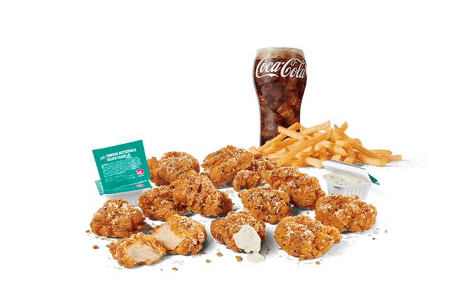 12pc Garlic Parm Crispy Boneless Wings Combo