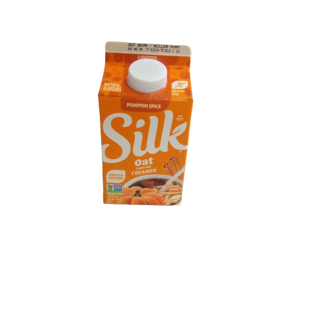 Silk Pumpkin Spice Oat Dairy-Free Creamer (450 ml)