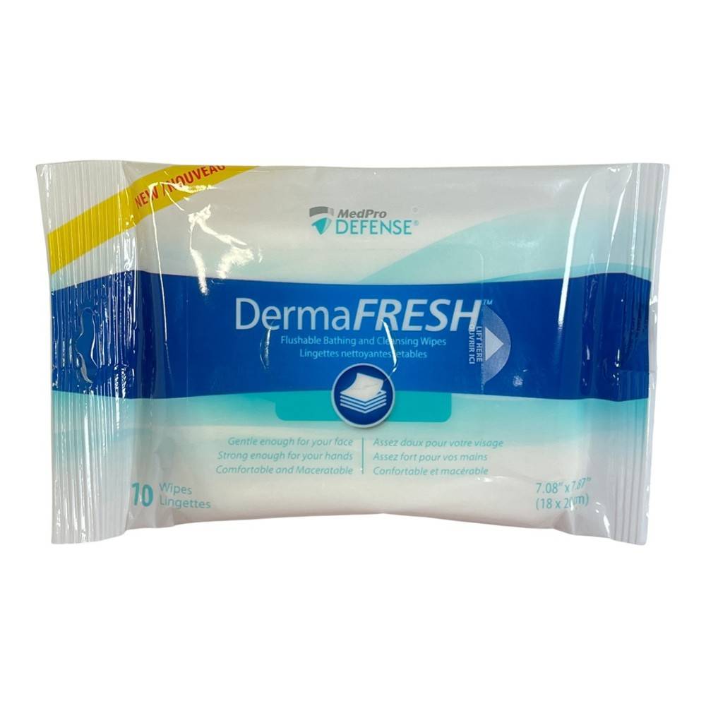 MedPro Defense Dermafresh Hand & Face Wipes