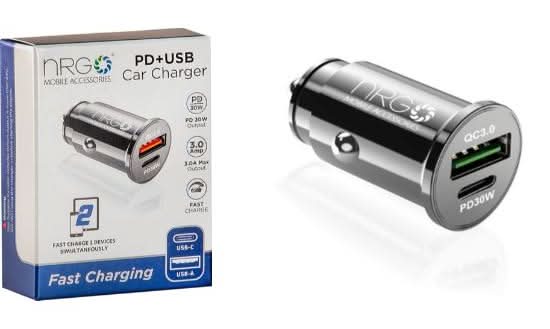 PD+USB Car Charger 20W