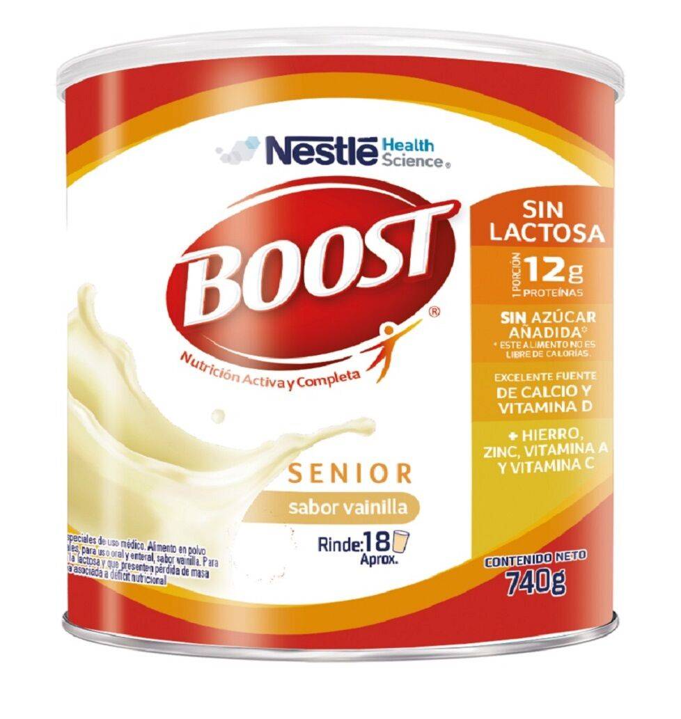 Boost Vainilla Sin Lactosa 740g