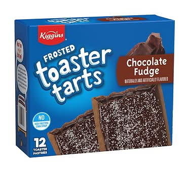 Kiggins Chocolate Fudge Toaster Tarts (22 oz, 12 ct)