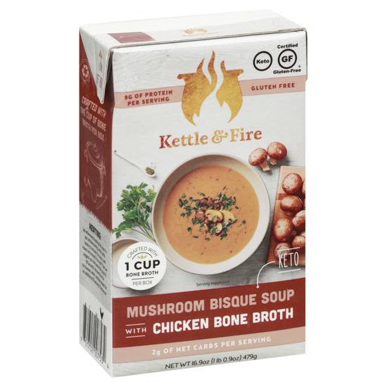 Kettle & Fire Keto Bone Broth Soup (mushroom bisque)