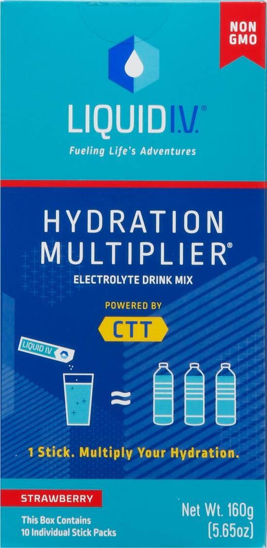 NEW Liquid I.V. Hydration Multiplier Lemon Lime 20 Sealed Packets  Electrolytes $