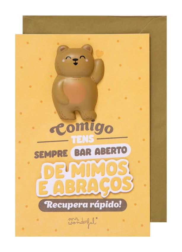 Postal Squishy - Comigo Tens Sempre