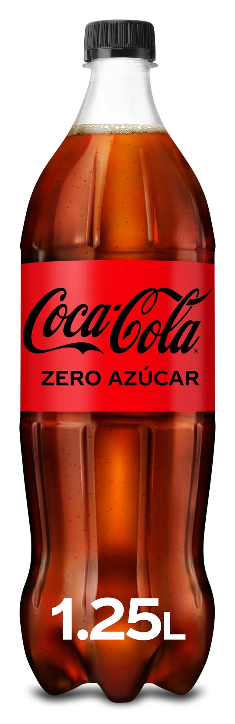 Refresco De Cola Zero Azúcar Coca-Cola Botella 1.25 L