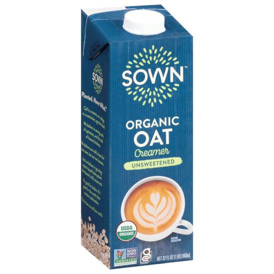 Sown Organic Unsweetened Oat Creamer