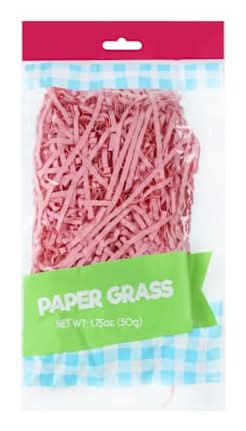 Easter Paper Grass 1.75oz Pink