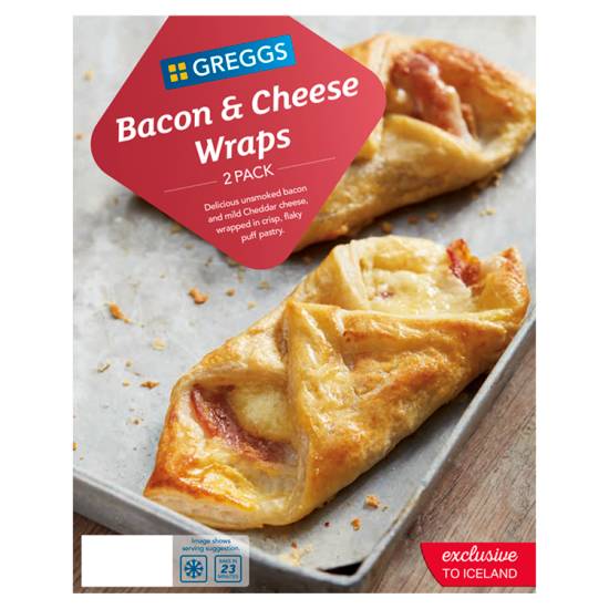 Greggs Bacon & Cheese Wraps