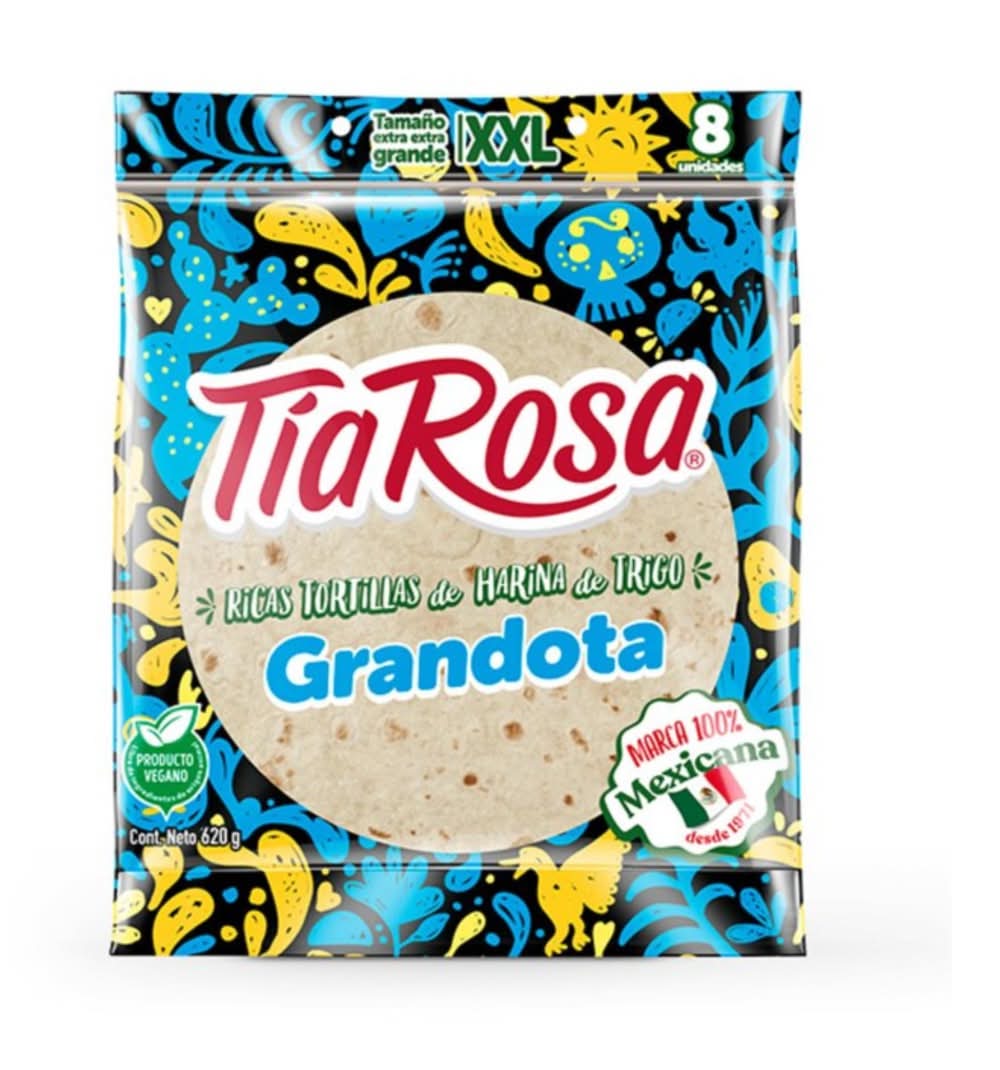 Tía Rosa · Tortillas de harina de trigo - XXL (8 un)