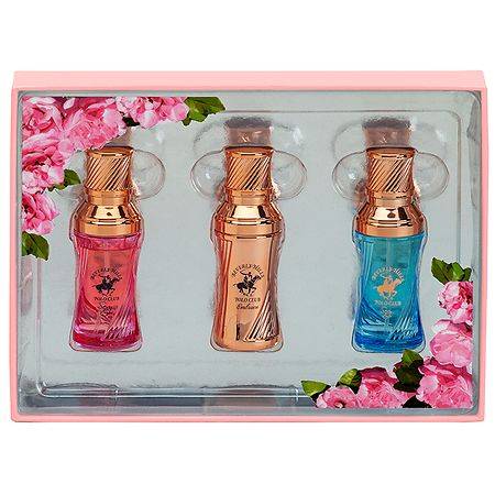 Beverly Hills Polo Club Mini Eau De Parfum Spray Pink Floral Gift Set, Assorted, Female (1.5 fl oz, 3 ct)