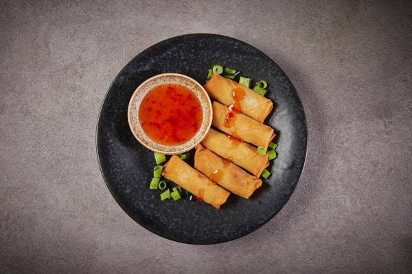 5 Veg Spring Rolls (V)