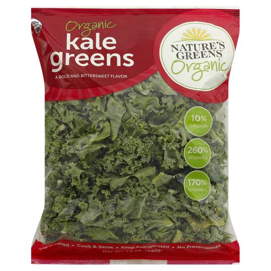 Nature's Greens Organic Kale Greens (12 oz)