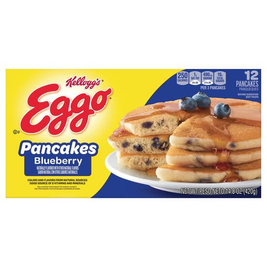 Eggo Kellogg's Blueberry Pancakes (12 ct )