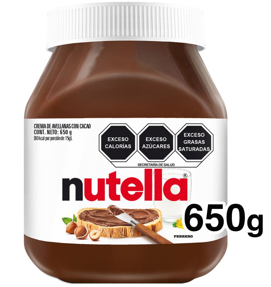 Nutella · Crema de avellanas con cacao (650 g)