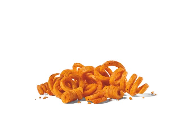 BBQ Potato Chip Flavored Seasoned Curly Fries