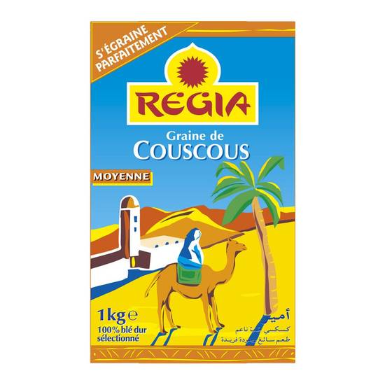Semoule Couscous moyen Regia 1kg