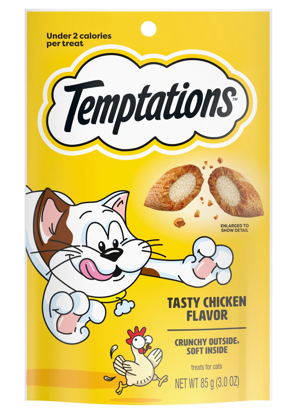 Temptations Crunchy & Soft Cat Treats, Tasty Chicken (3 oz)
