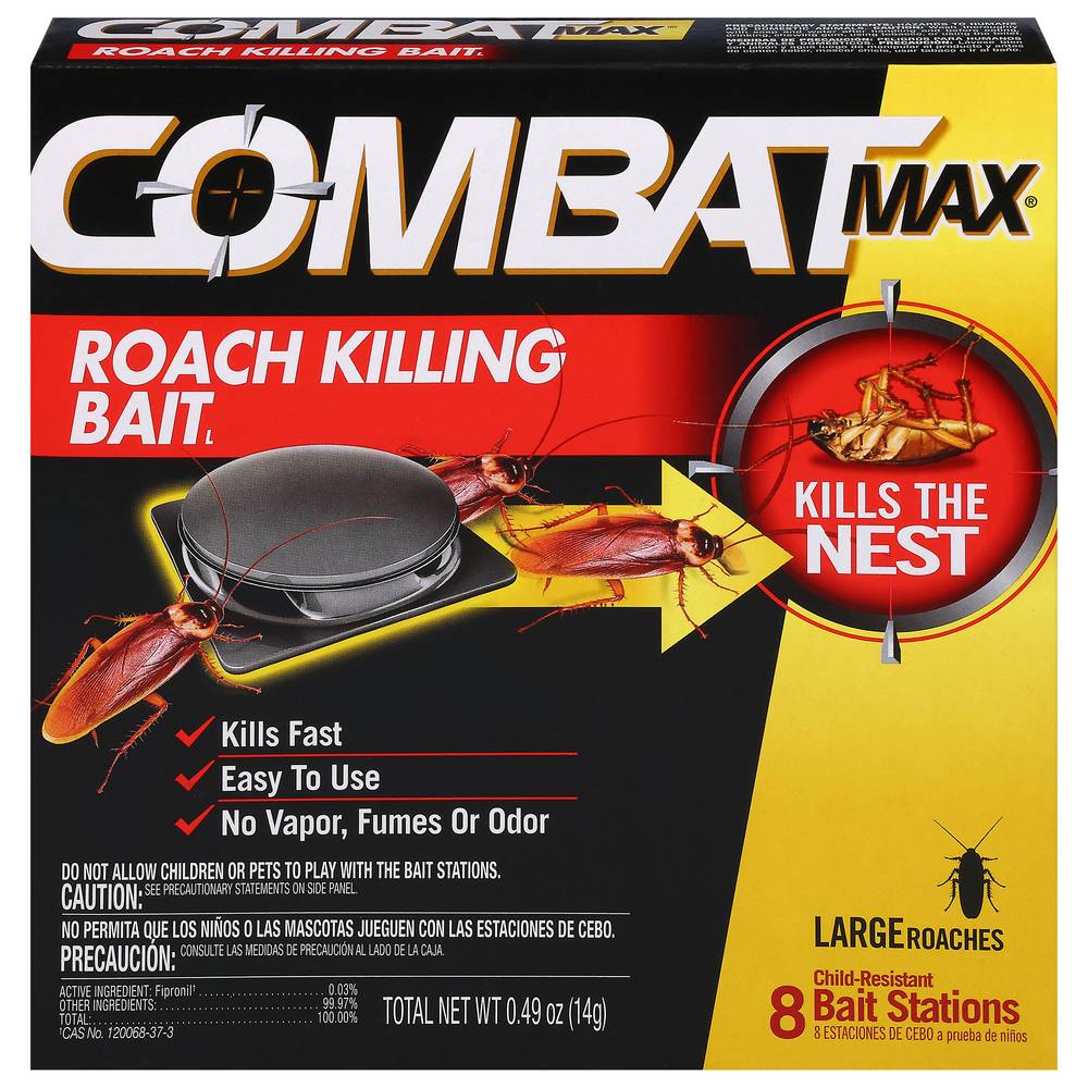 Combat Large Roach Killing Bait Stations (0.5 oz)