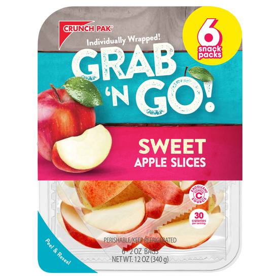 Crunch Pak Grab N Go Sweet Apple Slices (72 ct)