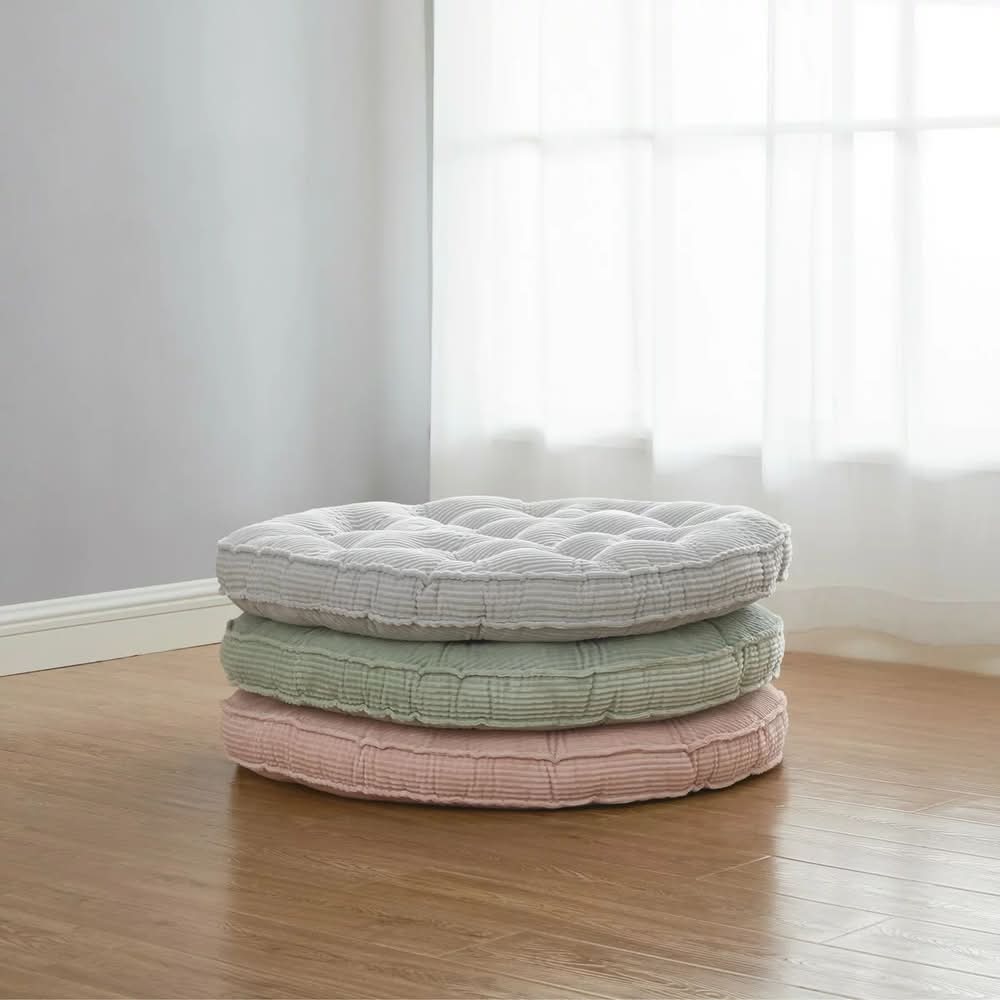 FRAICHE MAISON コーデュロイ フロアクッション 76 X 76ｃm