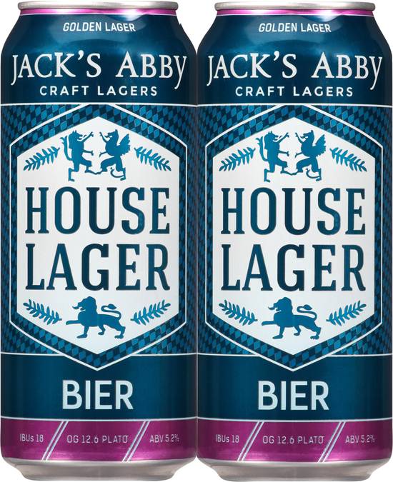 Jack's Abby House Lager Golden Lager Beer (4 ct, 16 fl oz)