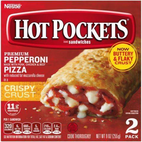 Hot Pockets Pepperoni Pizza 2 pack