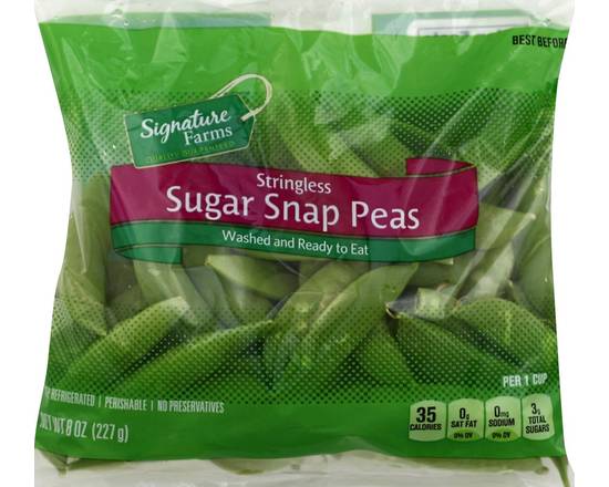 Order Signature Farms · Stringless Sugar Snap Peas (8 oz) food online from Safeway store, Eureka on bringmethat.com