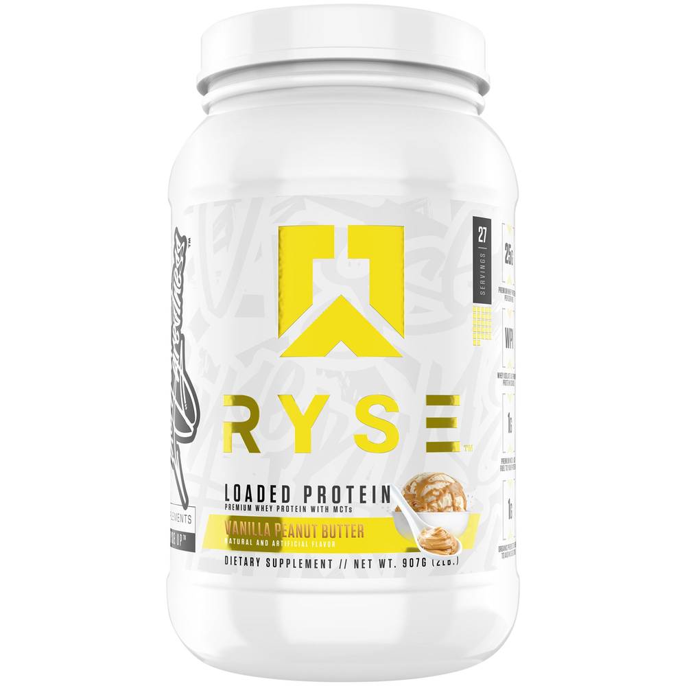 Ryse Premium Loaded Protein (vanilla peanut butter)