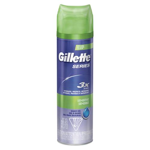 Gillette TGS Series Men's Sensitive Shave Gel 7oz