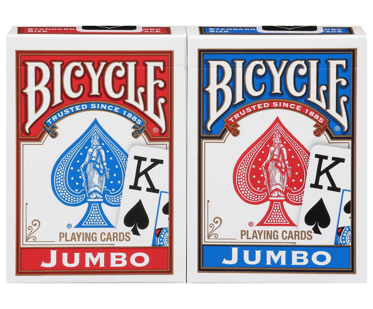 Bicycle Jumbo Playing Cards Decks