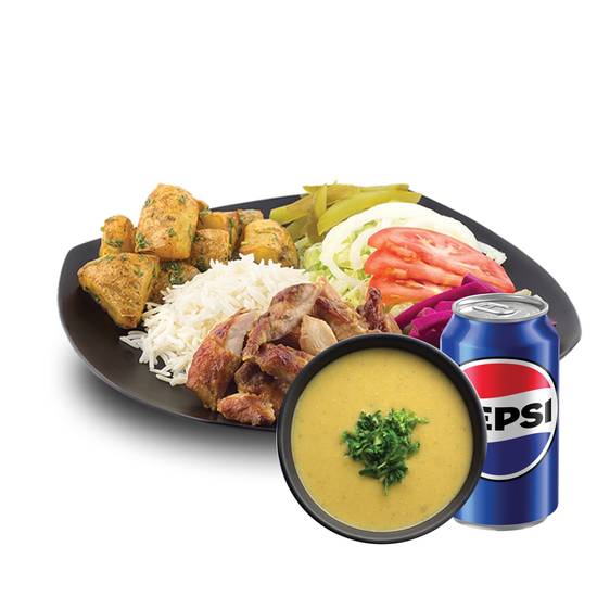 Chicken Shawarma Plate Combo