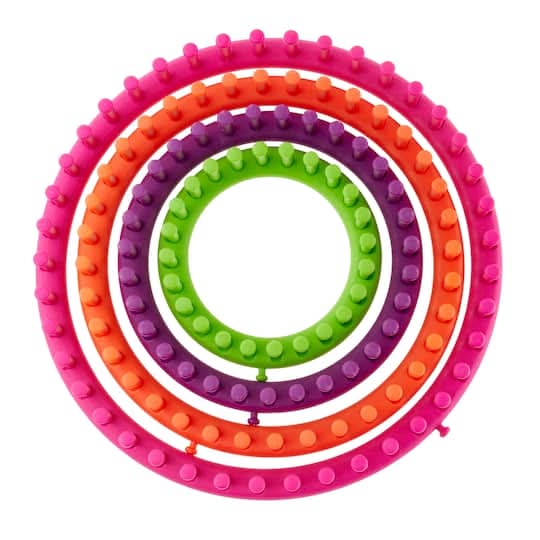 Loops & Threads Knit Quick Knitting Loom Set, Multi