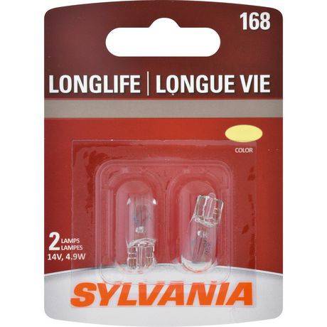 Mini lampes longue dur e 168 de sylvania - sylvania 168 long life mini bulbs (pack of 2, 14v)