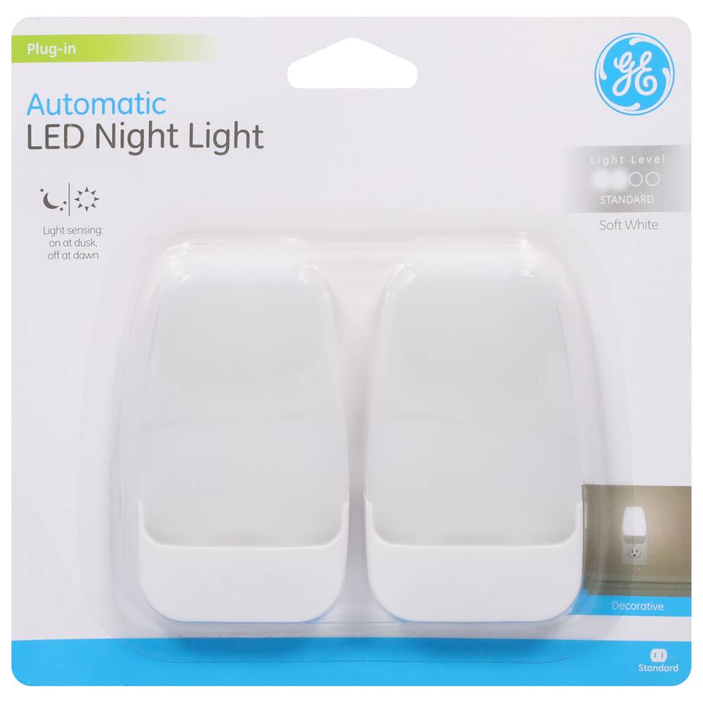 General Electric Automatic Led Plug-In Night Light (2 ct)