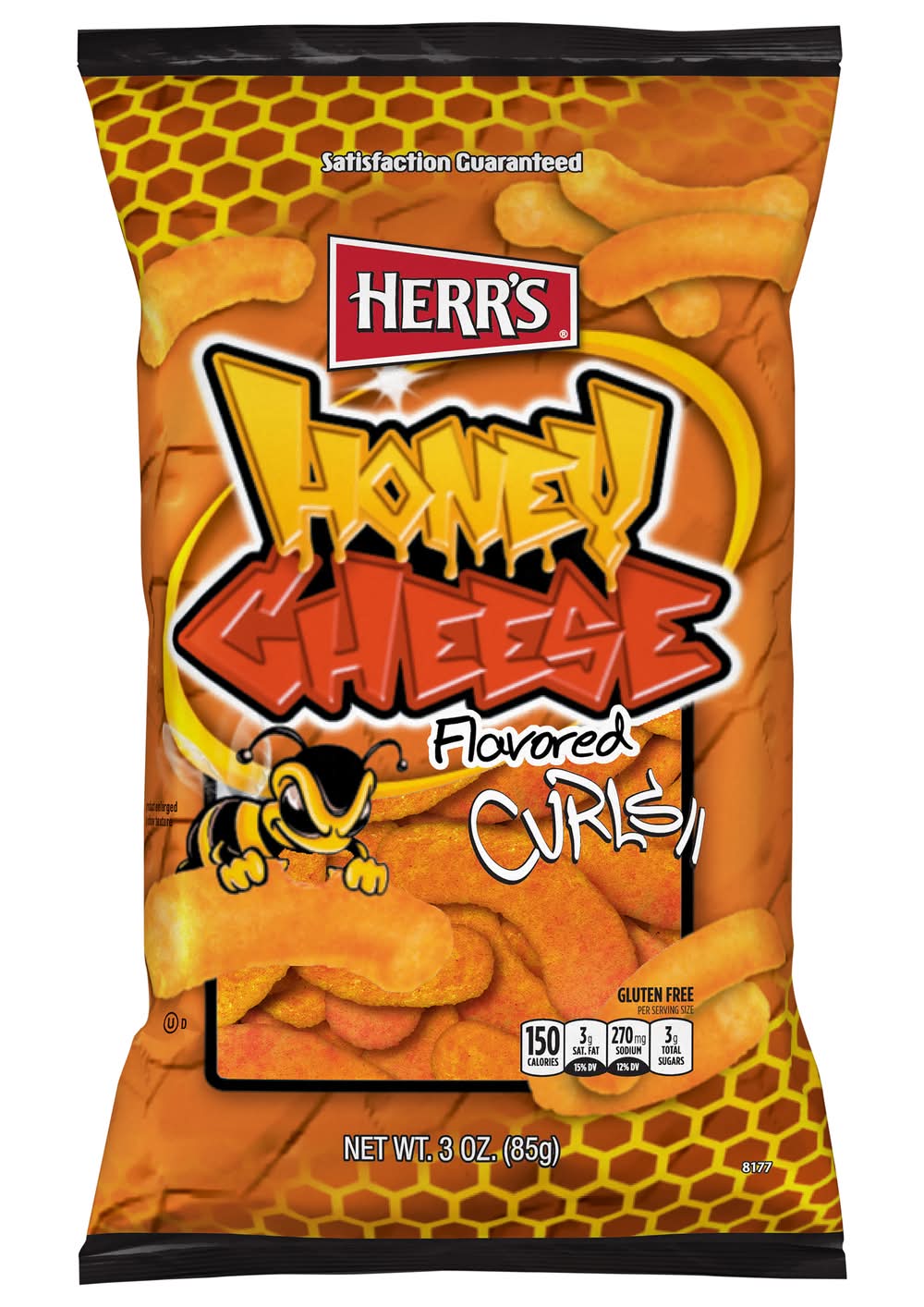 Herr's Curls, Honey Cheese (3 oz)