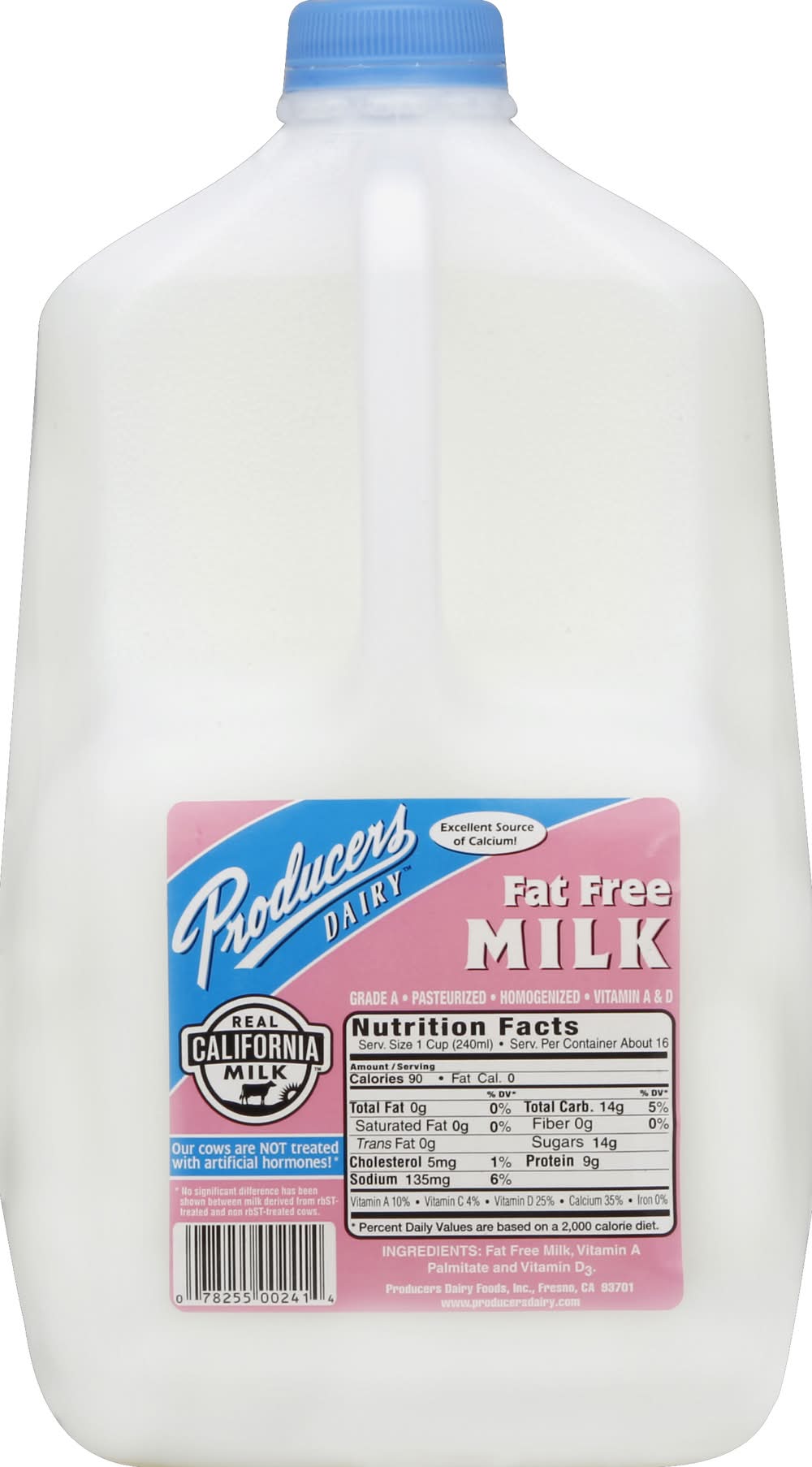 Producers Fat Free Milk (128 fl oz)