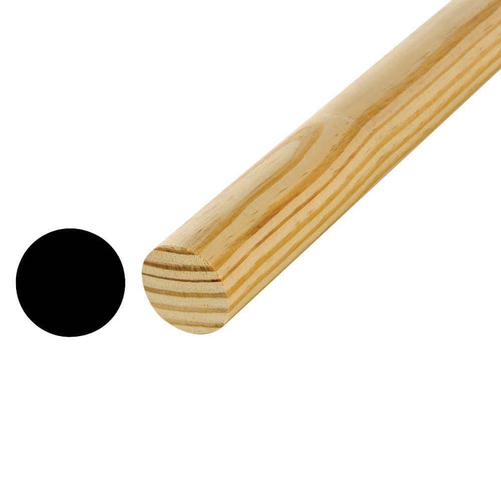 Alexandria Moulding 7/8 In. X 48 In. Hardwood Full Round Dowel