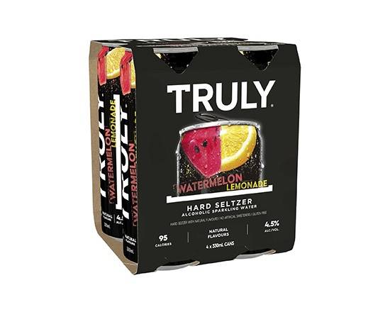 Truly Hard Seltzer Watermelon Lemonade Can 4x330mL