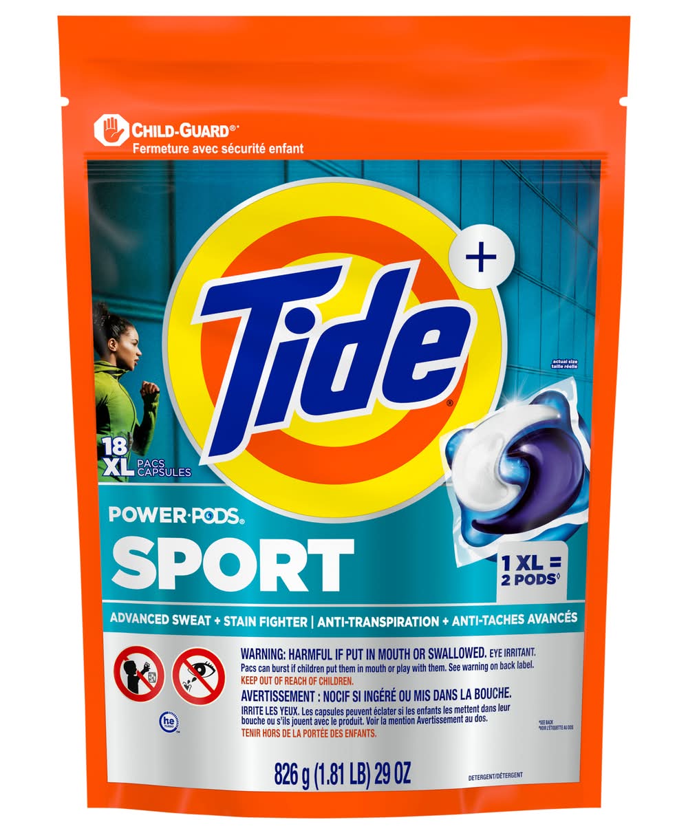 Tide Power Pods Laundry Detergent Pacs With Febreze Sport (30 oz, 30 ct)