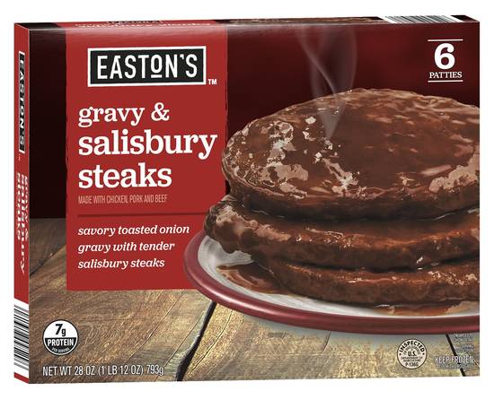 Easton's Gravy Salisaburry Steaks