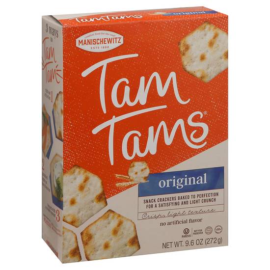 Manischewitz Tam Tams Original Snack Crackers
