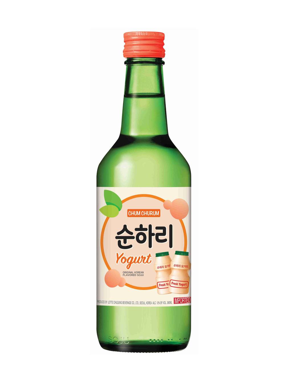 Chum Churum Soju Liquor, Yogurt (360 ml)