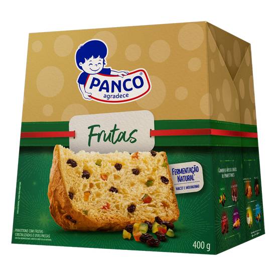 Panco · Panetone de frutas cristalizadas (400 g)