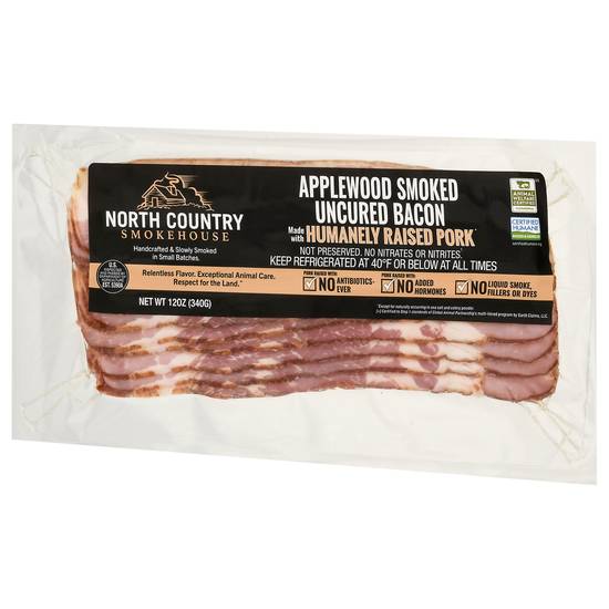 North Country Smokehouse Humanely Raised Fruitwood Smoked Uncured Bacon