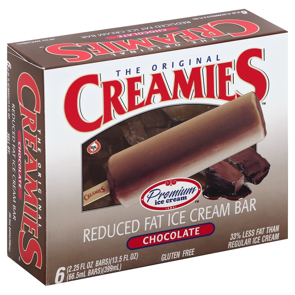 Creamies Chocolate Ice Cream Bars (13.5 fl oz)