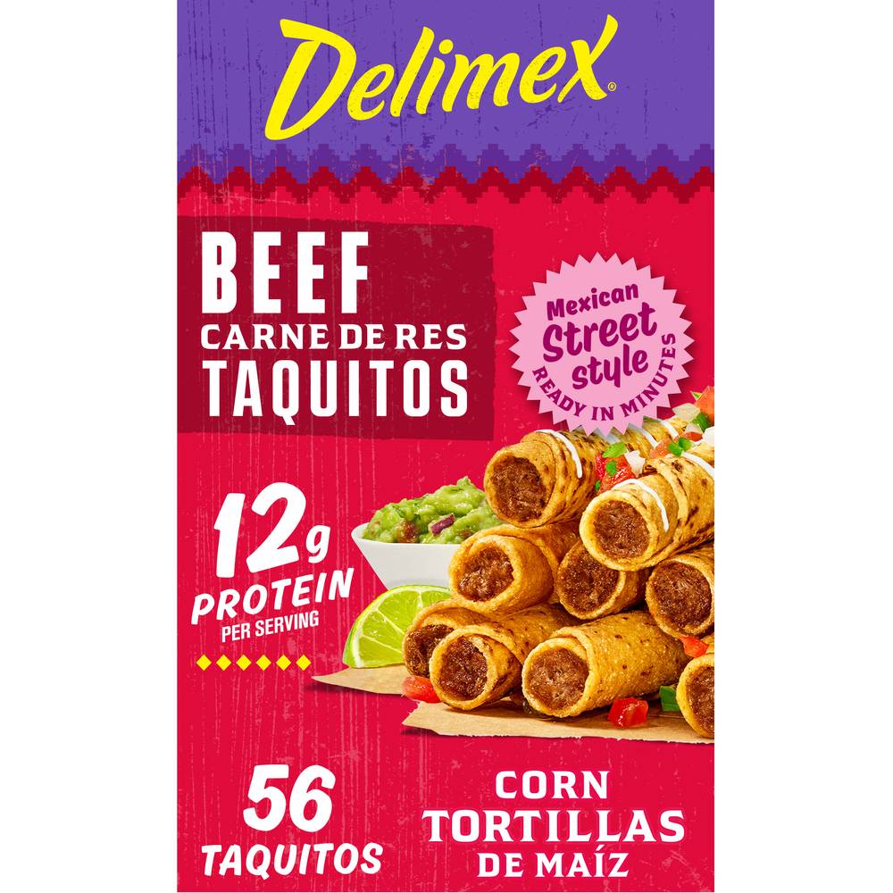 Delimex Beef Taquitos (56 ct)