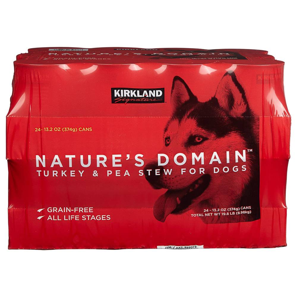 Kirkland Signature Nature's Domain Pea Stew Dog Food (turkey)