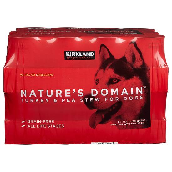 Kirkland Signature Nature's Domain Turkey & Pea Stew (24 ct, 13.2 oz)